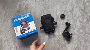 Moto Bike Phone Holder One Hand Operation And 360° Rotatable Phone Holder For Motorcycle And Scooter