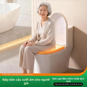 Bệ Toilet Thông Minh Có Sưởi Ấm Cho Người Cao Tuổi Giữ Nhiệt Độ Ổn Định