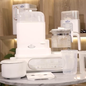 Máy tiệt trùng sấy khô kết hợp bình đun nước đa năng GLUCK GX26: tiệt trùng sấy khô hâm sữa nấu cháo chậm Đun nước pha sữa rã đông