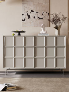 Six-Drawer Wall Decor Cabinet