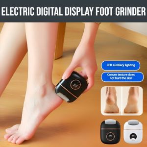 New Digital Display Electric Callus Remover Portable Waterproof Foot Grinder File Heels Pedicure Tools