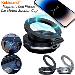 Kebiumei điện thoại trong xe ô tô chủ giá đỡ từ tính cho ô-tô 360 ° xoay điện thoại di động xe núi Núm hút cao su cho điện thoại điện thoại thông minh