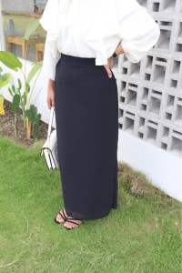 Zahira Skirt Rok Cerutty Babydoll Premium / Rok Korea / Rok Midi / Basic Skirt / Rok Muslimah Panjang