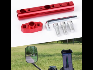 Motorcycle Extension BracketMultifunctional DesignInstalled on Handlebar and Rearview Mirror