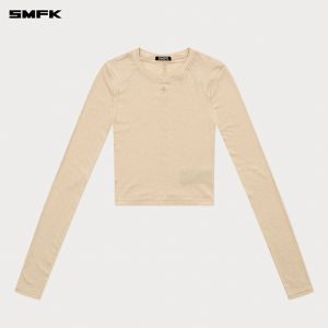 SMFK | Basic Sport Cross Design Long Sleeve Top