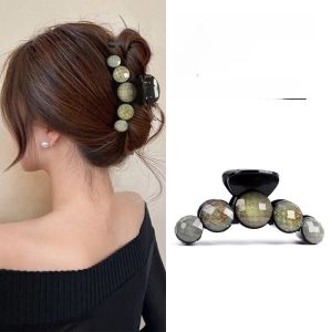 Large Resin Hair Claw for Women with Water Diamonds Half up Half down Full up Back of Head Stylish Hair Accessories
