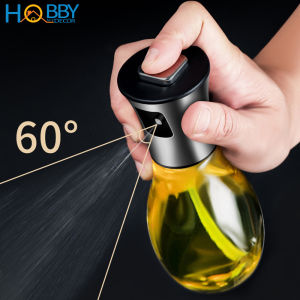 Bình phun xịt dầu ăn thủy tinh nắp bọc inox 304 Hobby Home Decor BD200