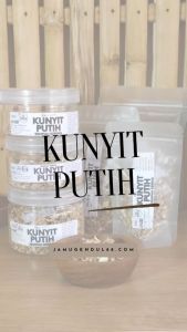 Kunyit Putih Cacah Kering Kualitas Premium - Rempah Kering by Jamu Gendul 88