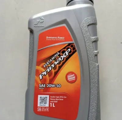 OIL PERTAMINA PRIMA XP API SAE 20W-50 1 liter