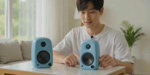 【Ship from HONG KONG】Kanto -2025 New Launch Audio UKI Loudspeakers | Compact wireless bookshelf speaker (Black White Cobalt Sage Grey)