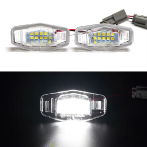 For Honda Odyssey Accord Civic 7 8 9 City MR-V MRV Mileage Lenend Acura ILX TSX RL TL MDX 2PCS Number License Plate LED Light