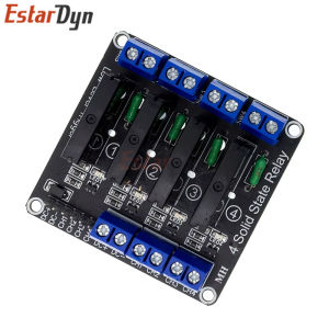 Estardyn 5V 1/2/4/8CH G3MB-202P SSR Solid State Relay Module 240V 2A with Resistive Fuse for Home Automation DIY
