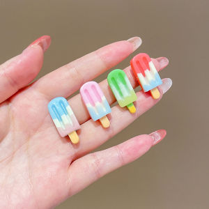 กิ๊บผมติดเสริมขนาดสะอาดให้สุขภาพดีสำหรับเด็กผู้หญิง รูปปากเป็ด 3D ไอศกรีมเครื่องประดับสร้างสรรค์ คอดูตนเอ็นที่ COD สร้างสรรค์ ราคาที่สะอาด