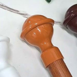 หัวกลมใหญ่ 26mm PVC เป็นมิตร - รางวัลปิดท้าย รางม่าน สะท้อนสำหรับขนาด 26mm