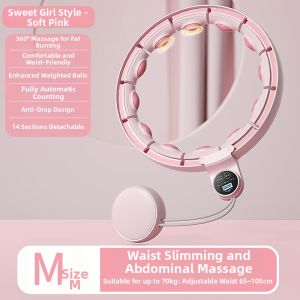 OUYUENI | Weight Loss Counting Waist-protective Toning Hoop