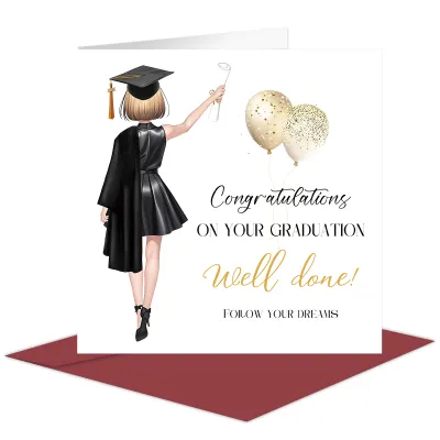 1pc Class Of 2026 Graduation Folded Card With Envelope Bachelor Hat Pattern Design Graduation Gifts For Congratulations
