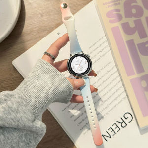 18mm 20mm 22mm Slim Strap For Samsung Galaxy watch 7/6/5/pro/4 Silicone Bracelet for Redmi Watch 5 Active/5Lite watchbands