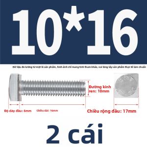 BAIRUITE | Ốc Vít Đầu Vuông Thép Không Gỉ 304 Cấp C