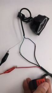 2PCS Depan Sepeda Motor Led Lampu Kerja Kabut Penerangan Proyektor Mengemudi Mini Lampu Laser Lampu Sorot