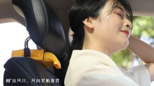 พัดลมเสริมระบายความร้อนติดเบาะรถ ปรับความเร็วลม3ระดับ ใช้เป่าหลังคนขับ เป่าท้ายทอย เป่าเบาะแถวหลัง