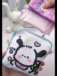 Túi Canvas Mini Cute – Túi Hoạt Hình Đa Năng Đựng Mỹ Phẩm Phụ Kiện Đồ Cá Nhân (Giao Mẫu Ngẫu Nhiên)