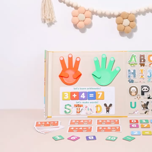 Warm Cabin.my Kids magnetic busy book early education toy hard cardboard tahan lama letter recognition math fraction learning 3 years above