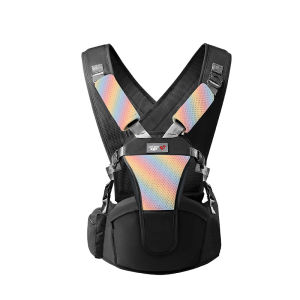 HamshMoc Breathable 0-36 Months Baby Carrier Backpack Comfortable Multifunctional Kids Infant Hip Seat Carrier Ergonomic Kangaroo Baby Wrap Sling for Baby Travel