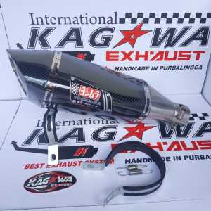 Knalpot Selencer Yoshimura R11 Black R25 R15 Cbr 250rr Cb150r Mx king Ninja 250fi Gsx R150 Pulsar 200ns Byson Tiger