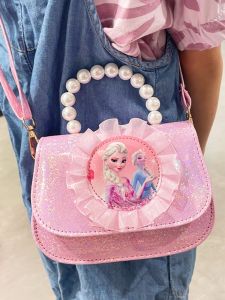 กระเป๋าสะพายข้างเด็กน่ารักสําหรับเด็กผู้หญิง ออกแบบที่ได้รับแรงบันดาลใจจากเจ้าหญิงอาริเอล กระเป๋ามินิที่เหมาะสําหรับเด็กอายุ 3 ถึง 9 ปี