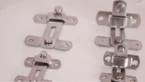 OKDA 90°/180°Stainless Steel door latch lock Safety Hasp For Bathroom Bedroom Door Catch Latch