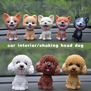 Car Interior Accessories Shaking Head Dog Toy Cute Doll Car Dashboard Decoration Creative Gift