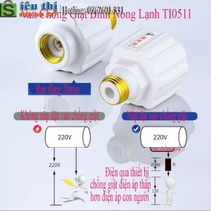 Van Chống Giật Bình Nóng Lạnh Thiết Bị Chống Rò Rỉ Điện An Toàn Cho Máy Nóng Lạnh TI0511