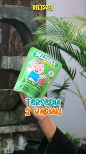 DELISOES: Cemilan Bayi untuk Mpasi Renyah Puff Snack Anak 8 bulan No MSG Garam Himalaya