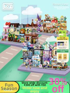 Loz | Small Particle Japanese Sweet Shop Model Building Blocks