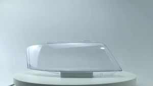 Left+Right Car Headlight Lens Cover For Audi A6 C5 1999-2002 Transparent Lampshade Clear Headlamp Shell