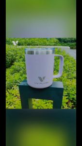12oz/354ml VV Flask High Grade Stainless Steel W/Handle Vacuum Mug Office Coffee Cup Tumbler COD