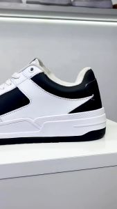 {Siêu cuối tháng} Giày thời trang Ancol Xtreme White Choco cho Nam Nữ Size 38-44 chất liệu da thật 100% miếng lót giày Eva đế cao su êm chân thoáng khí.