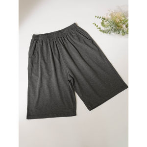 me home wear | Summer Cotton Thin Loose Large-sized Outwear-capable Home Pants