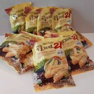 180g ขายยกลัง 16 ถุง คริสปี้โรลเกาหลี 21ชนิด เกรนครีสปี้โรล ขนมเกาหลี Grain Crispy Roll