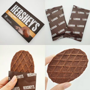 South Korea Import HERSHEYS New Thick Chocolate Waffle English Muffin Thin Crispy Waffle Biscuit Snack