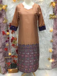 Đầm Thanh Lịch Hoạ Tiết Bông Chân 2 hand- Size S(Đ82)