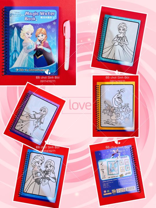 TRANH TÔ MÀU MA THUẬT HOẠT HÌNH - elsa | Lazada.vn