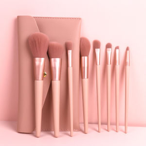 Portable Mini Childrens Stage Makeup Brush Set Travel Powder Brush Soft Hair Cosmetic Tools Eye Shadow Blending Cheek Color