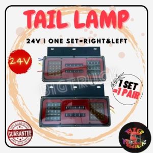 ISUZU NPR HICOM (LED) 24V TAIL LAMP/LED 1SET #isuzu #hicom #npr #trailerled #trailerlamp #led #lamp
