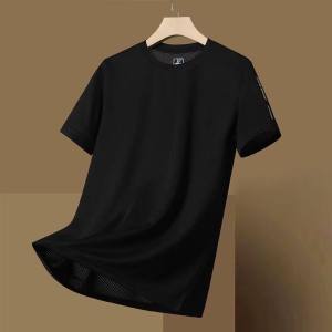Special Offer Big Sale Ice Silk Short Sleeve T-shirt Womens Summer Running plus Size T-shirt Cool Feeling Quick-Drying Summer Wear Sports Tops Tide