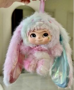 Wakuku Fox&Bunny Trickor Treat Blind Box Linda Action Character Wakuku Mystery Box Fox Bunny Anime Keychain Doll Bag Surprise To