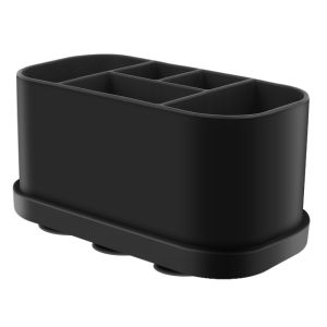 5 Slots Toothbrush Holders Bathroom Electric Tooth Brush Toothpaste Storage Holder Countertop Suction Cup Organizers