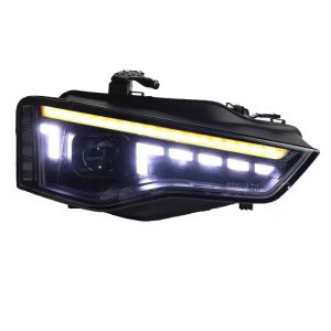 HDS.FOCUS | Đèn Pha Cho Audi A5 LED Đèn Chạy Ban Ngày Dải Led Chớp Theo Thứ Tự
