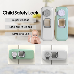 Baby Safety Lock Refrigerator Safety Buckle Child Safety Cabinet Lock Drawer Door Locks Security Protection Baby Anti-Pinch Hand
