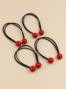 ยางรัดผมสีแดงสตริงยางยืดสูงสำหรับผู้หญิง ยางรัดผมแบบหนีบหางม้า ยางรัดผมสไตล์เกาหลี ยางรัดผมแบบใหม่สำหรับฤดูร้อน